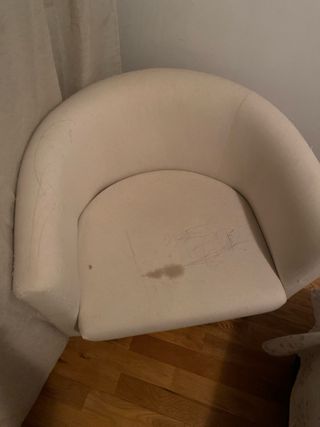Sillón individual beige
