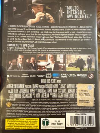 3 DVD DiCaprio: J. Edgar, Shutter Island, Revenant
