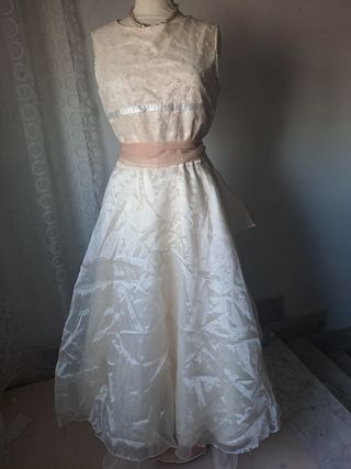 Vestito vintage beige 