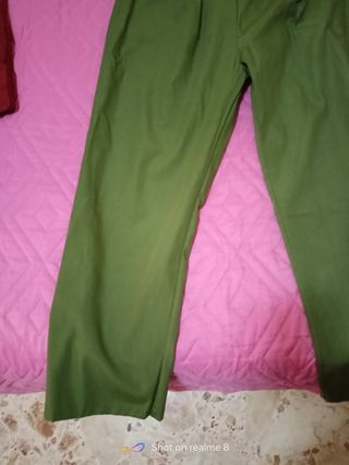 Pantaloni donna London Rag verde oliva