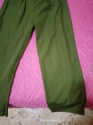 Pantaloni donna London Rag verde oliva