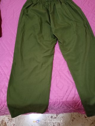 Pantaloni donna London Rag verde oliva