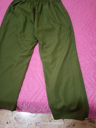 Pantaloni donna London Rag verde oliva