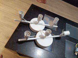 2 Lámparas Ikea blancas