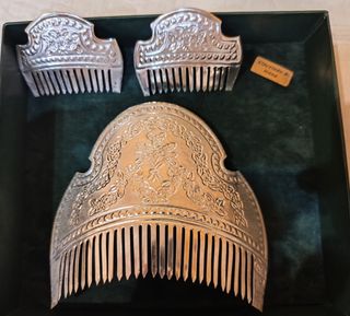 Peinetas falleras plata niña