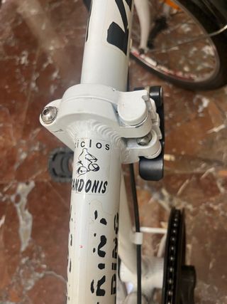 Bicicleta plegable WST ligera + cesta