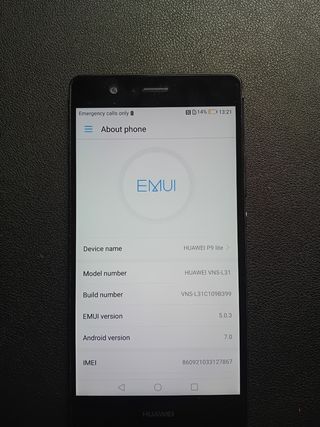 Huawei P9 Lite nero