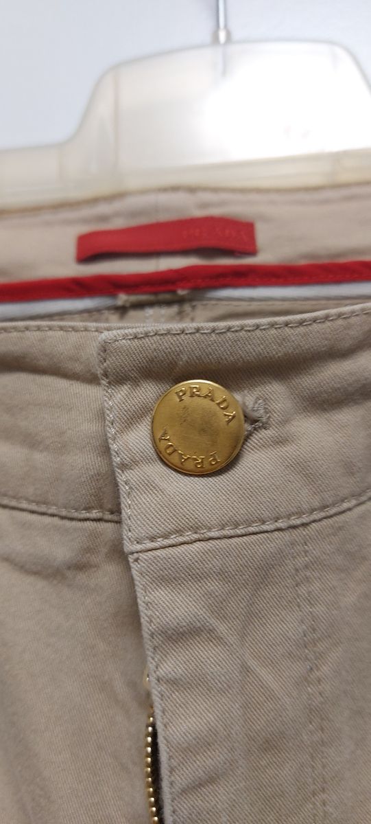 Pantaloni Prada beige