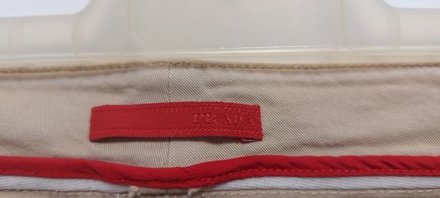 Pantaloni Prada beige