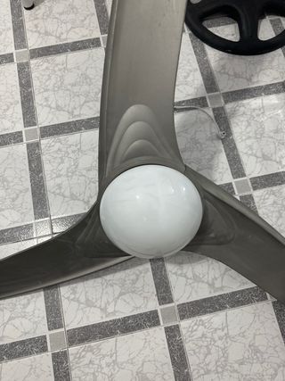 Ventilador techo gris - Lampara