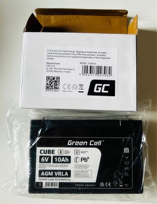 Batteria AGM 6V 10Ah ricaricabile