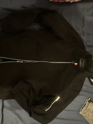 Chaqueta negra hombre