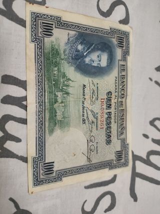 Billete 100 Pesetas 1925