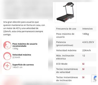 Cinta correr BH Pioneer R9