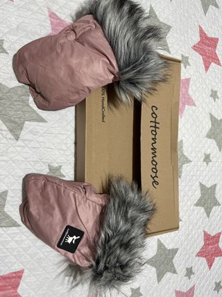 Guantes carrito bebé - Cottonmoose rosa