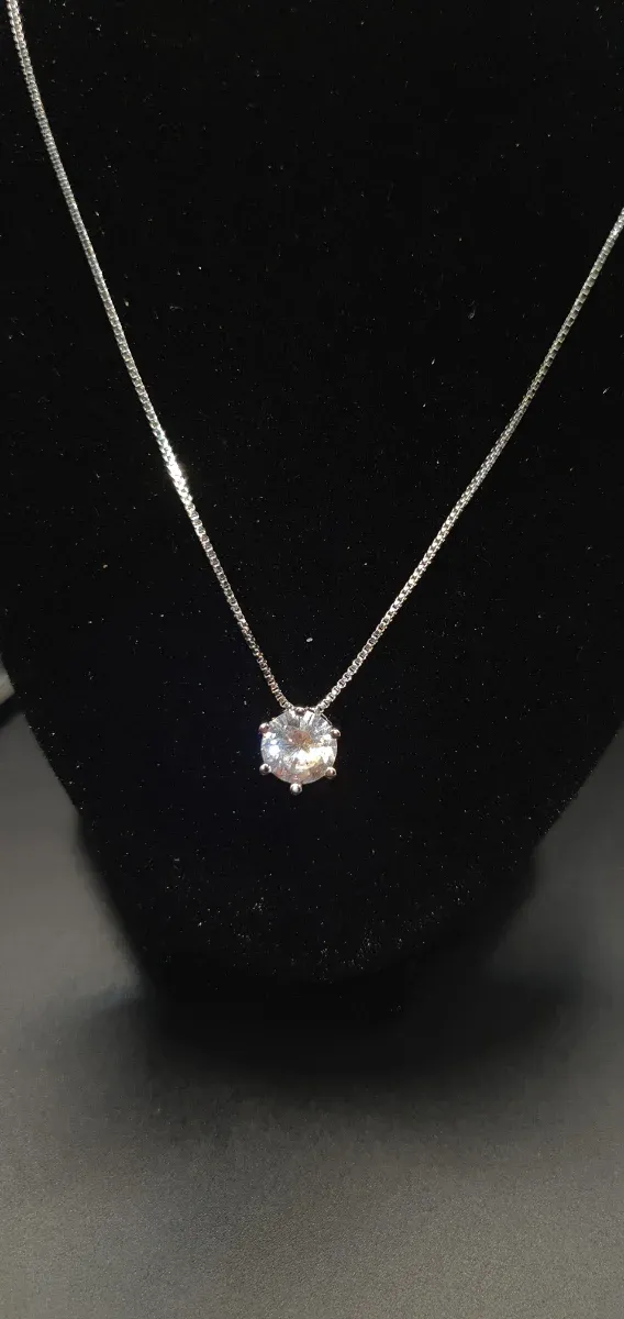 C3#Collar de Plata de ley 925