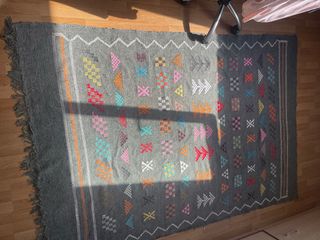 Alfombra kilim 140x210 - hecha a mano nueva