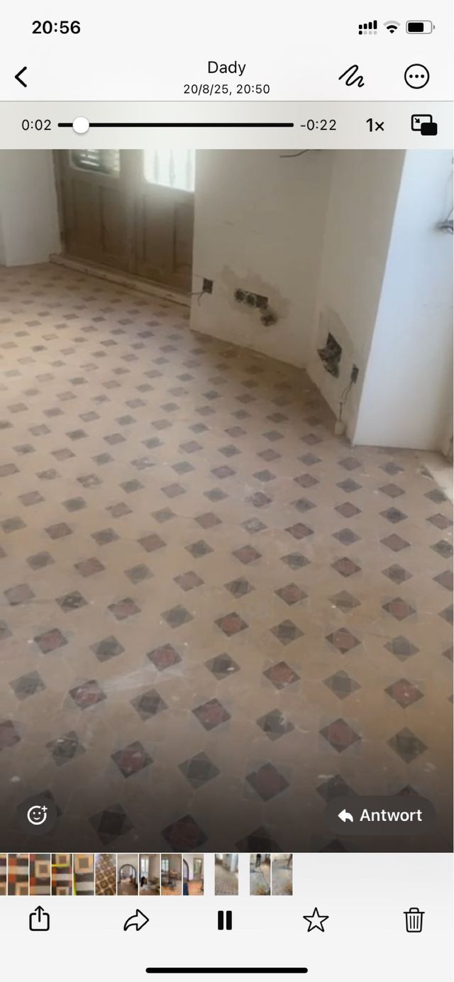 Suelo hidráulico antiguo antik historico (1880)