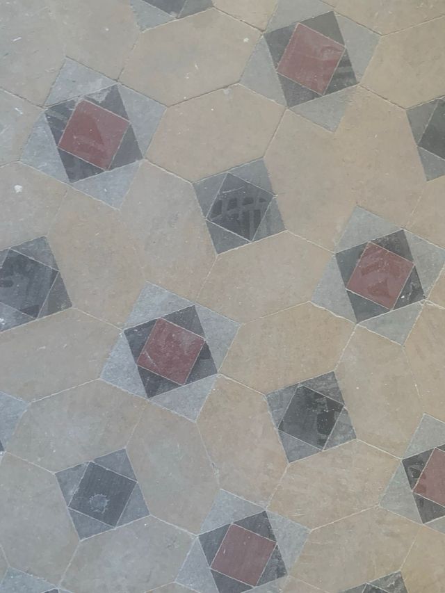 Suelo hidráulico antiguo antik historico (1880)