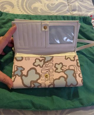 Monedero Tous - Beige y Rosa