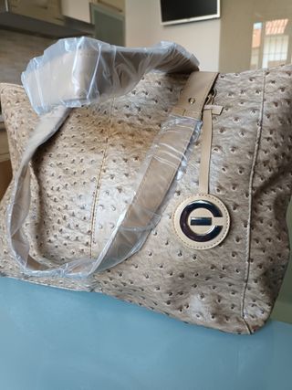 Borsa Elisabeth Grant beige