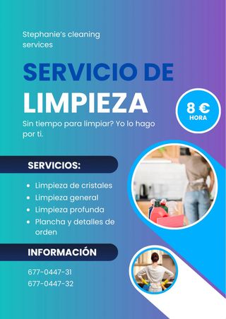 Servicio de limpieza a domicilio