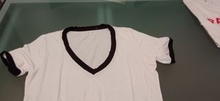4 Camisetas Blancas T-Shirt S-M