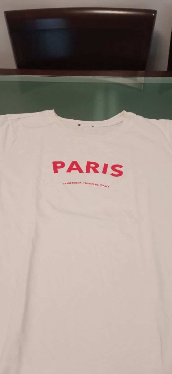 4 Camisetas Blancas T-Shirt S-M