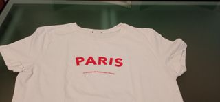 4 Camisetas Blancas T-Shirt S-M