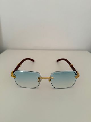 Gafas sol azules & marrones