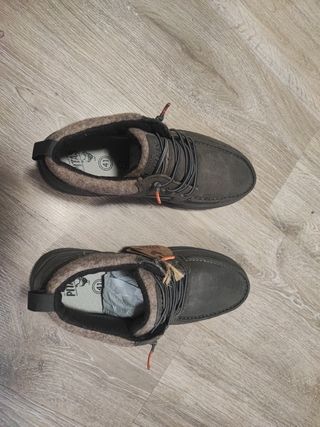 Zapatos invierno marrón-gris