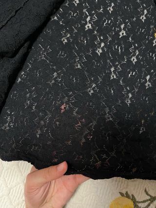 Chaleco negro encaje