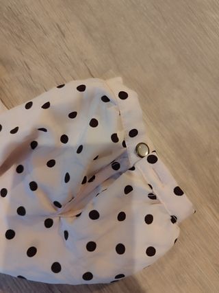 Blusa años 70 - lunares rosa