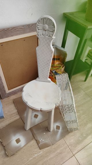 Silla  vintage pintada