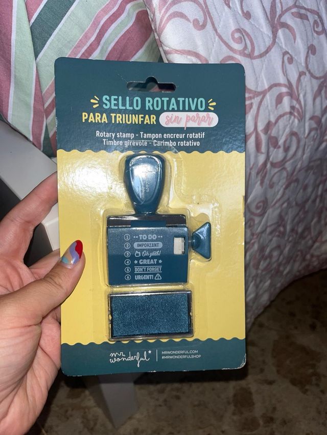 Sello rotativo para triunfar