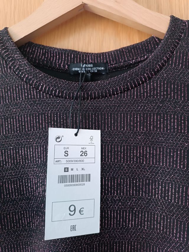 Camiseta brillo rosa