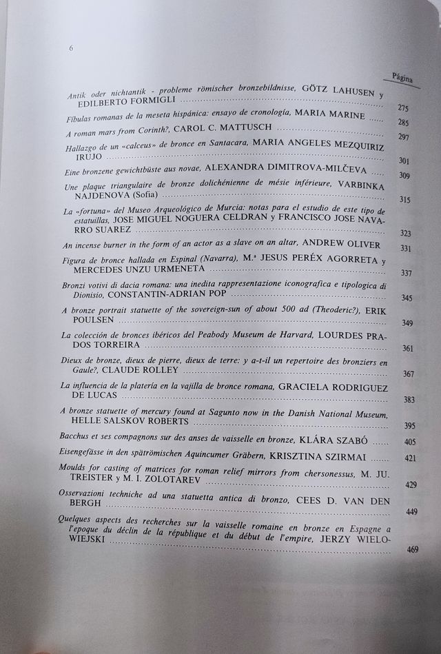 Bronces y religión romana: Actas del XI Congreso