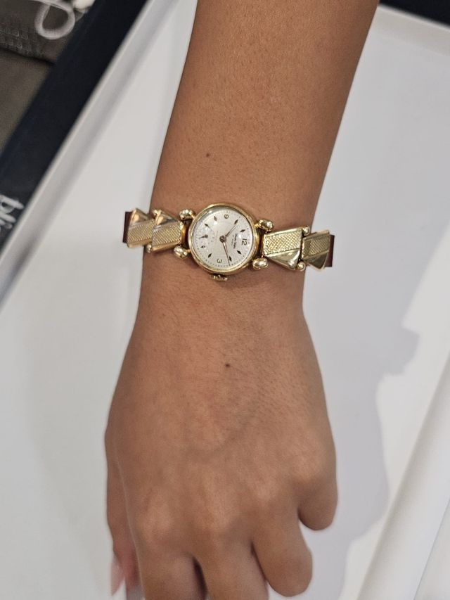 Orologio Vulcain da donna, oro 18k