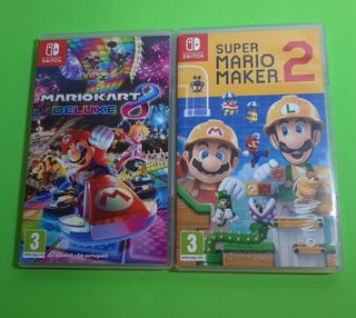 Nintendo Switch: Mario Kart 8 Deluxe & Super Mario