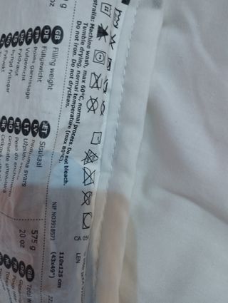 Funda nórdica cuna ,reversible y echa a mano