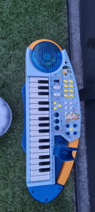 Mini teclado musical infantil Bluey