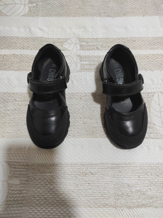 Zapatos niña colegio Piel 26