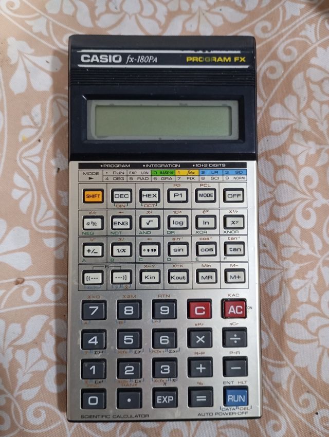 Casio fx-180PA: Calculadora científica