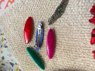 pinzas pelo  pasadores coleteros pelo