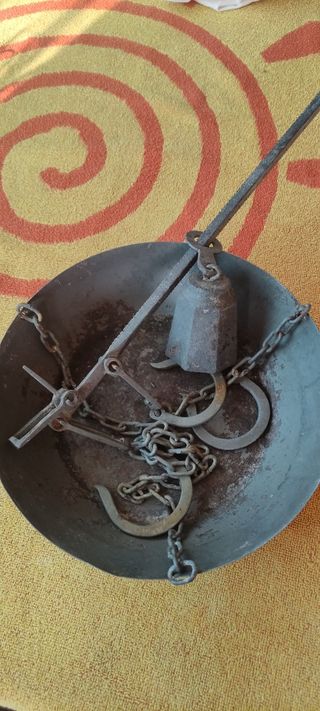 Báscula romana antigua