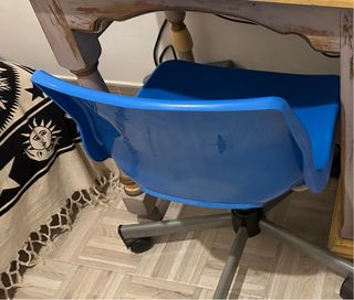 Silla escritorio Ikea azul