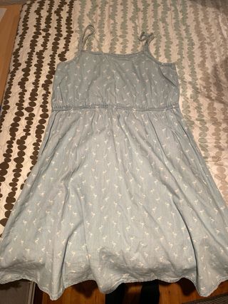 Vestido denim flamencos