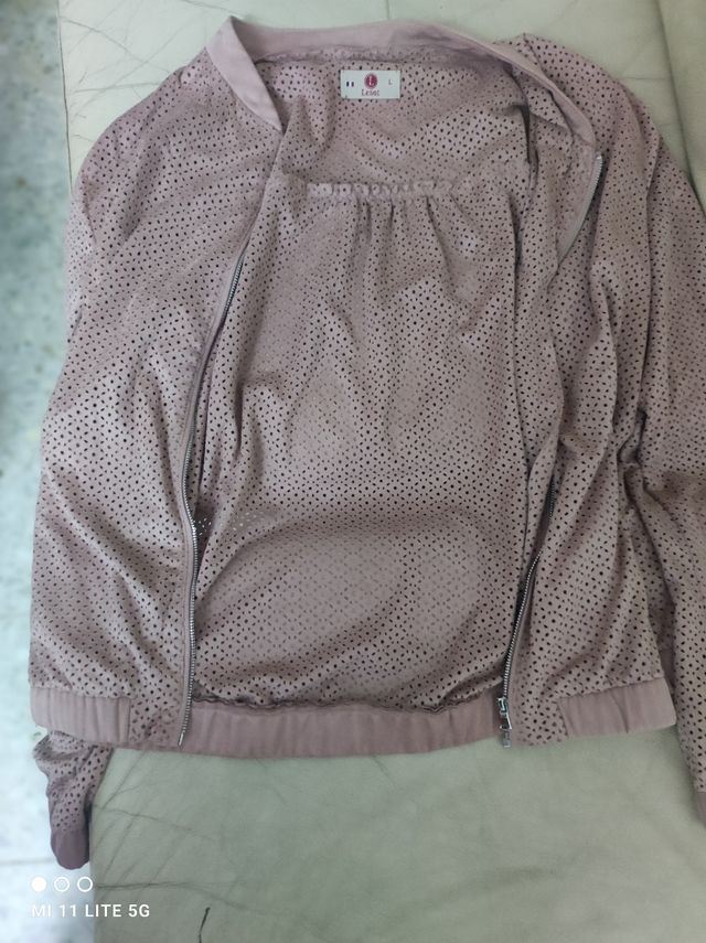 Chaqueta bomber Only rosa XL