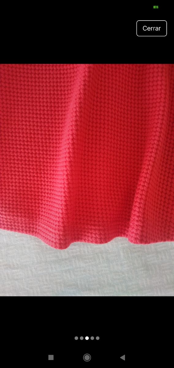 Minifalda roja Bershka - Talla L