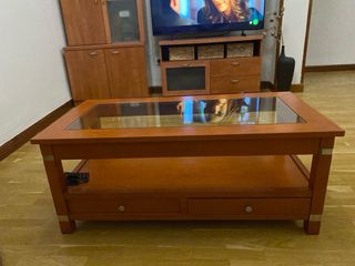 Conjunto salón madera - Muebles salón